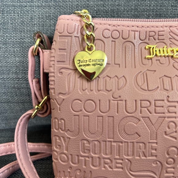 NWT JUICY COUTURE SMALL LOGO CROSSBODY BAG PURSE - Picture 3 of 9